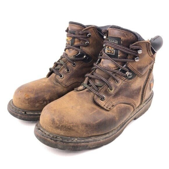 Timberland PRO Pit Boss 6" Steel Toe Work Boots 8.5 Wide - Picture 3 of 16